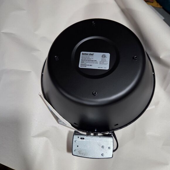 Better Chef Indoor Electric Barbecue Grill IM-356B 1000W Stainless Grates - Picture 6 of 9